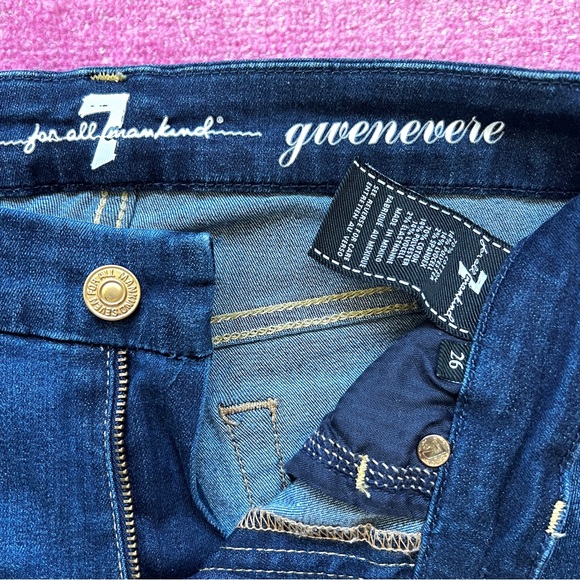 7 For All Mankind Skinny Jean, Gwenevere - Sz 26 - Picture 3 of 5